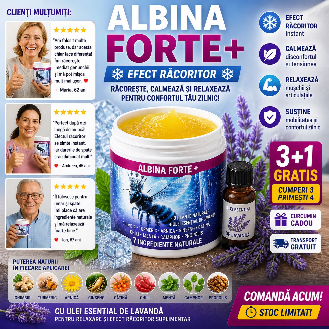 Gel albina forte + RACORITOR